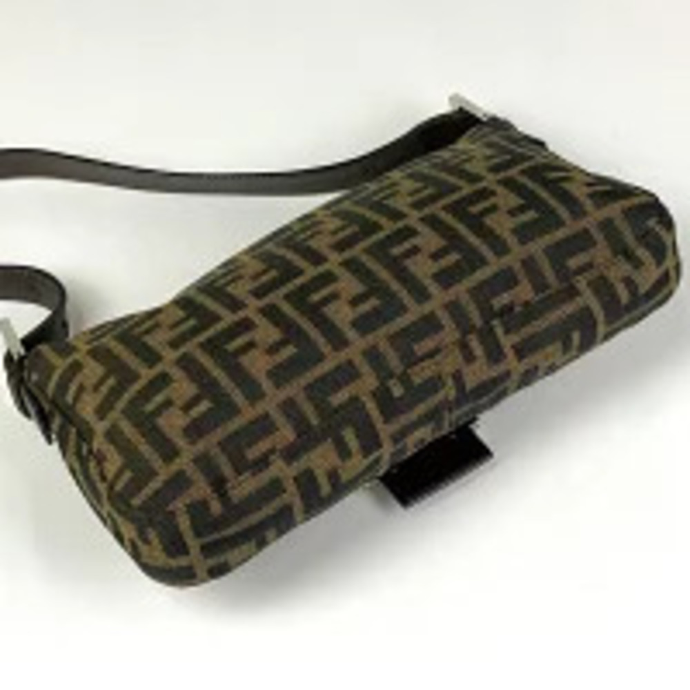 Fendi bag brown shoulder Bucket Zucca Mamma canvas Brown